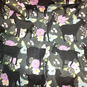 Goat/Flower Leggings